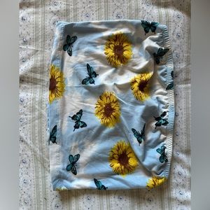 Butterfly and dandelion tube top